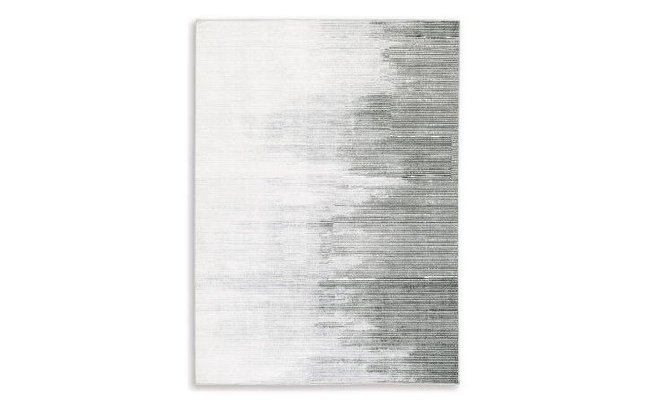 Milset LARGE RUG ASHLEY Black/White/Gray R406251