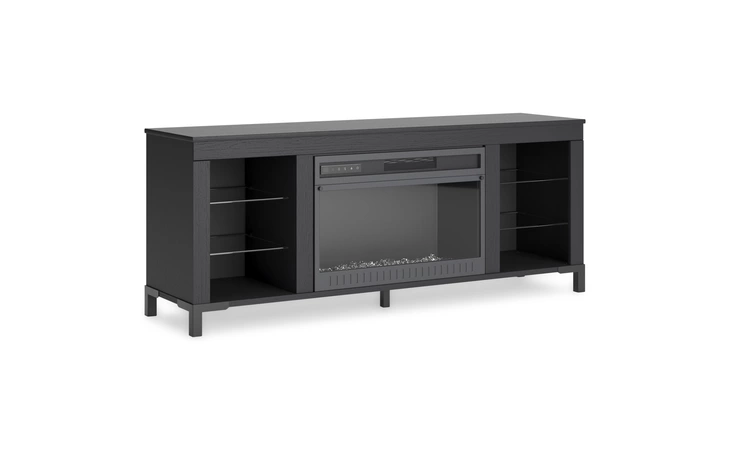 W2721-168 Cayberry TV STAND WITH FIREPLACE