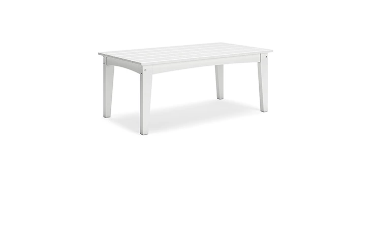 Hyland wave RECTANGULAR COFFEE TABLE ASHLEY White P111-701