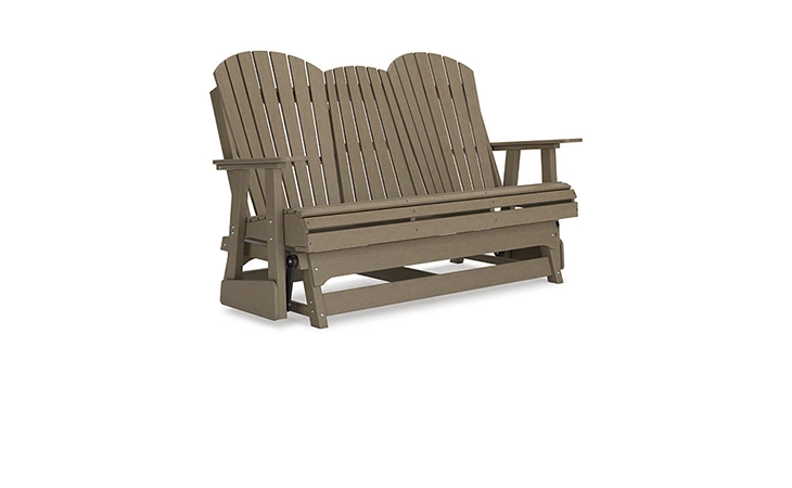Hyland wave GLIDER LOVESEAT ASHLEY Driftwood P114-835