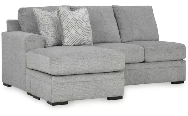 casselbury cement laf sofa chaise by ashley