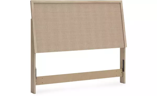 cielden two-tone queen panel headboard by ashley