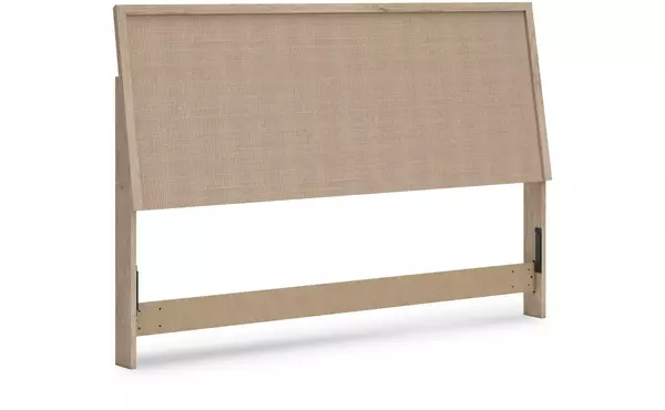 cielden two-tone king panel headboard by ashley