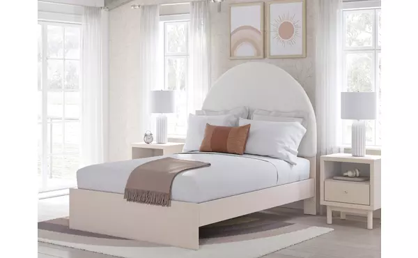 wistenpine blush full panel footboard by ashley