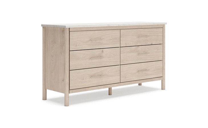 Cadmori SIX DRAWER DRESSER ASHLEY Two-tone B2615-231