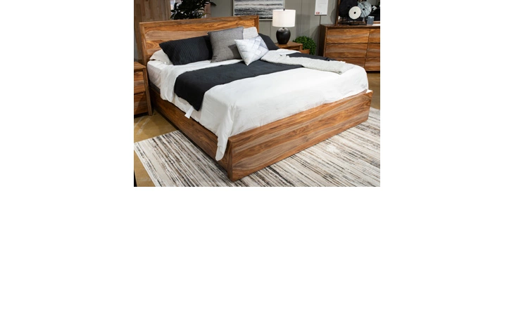 Dressonni QUEEN PANEL RAILS AND SLATS ASHLEY Brown B790-96