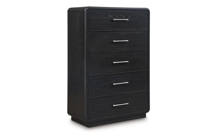 Rowanbeck FIVE DRAWER CHEST ASHLEY Black B821-46