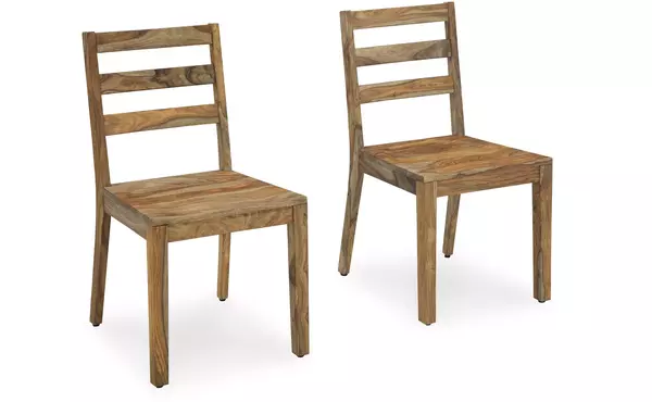 dressonni brown/black dining room side chair (2/cn) by ashley