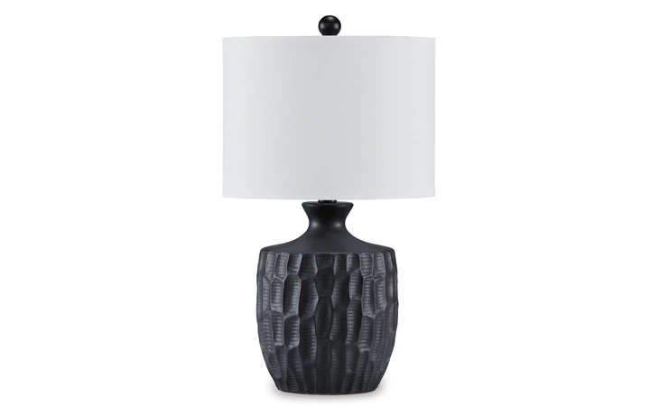 Ellisley CERAMIC TABLE LAMP (1/CN) ASHLEY Black L180174