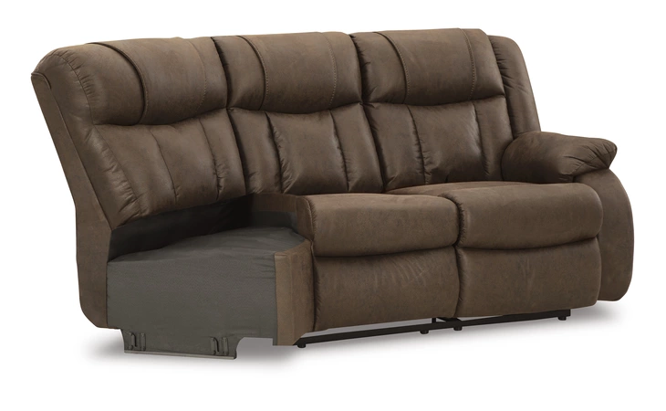 Trail Boys RAF RECLINING LOVESEAT ASHLEY Walnut 8270350C