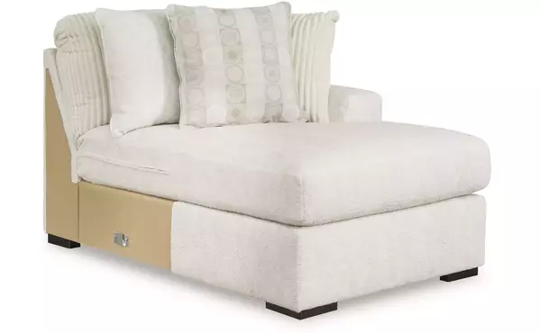chessington ivory raf corner chaise by ashley