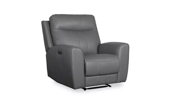3225PRCGREY  P2 LEATHER POWER RECLINER GREY