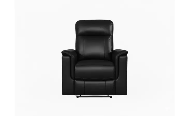 leather recliner black by exact