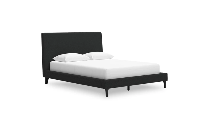Cadmori Queen UPH Bed w/Roll Slats ASHLEY Black/White B2616-81