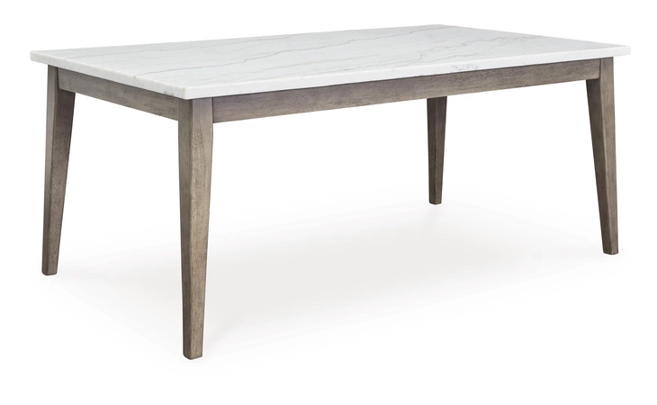 Loyaska Rectangular Dining Room Table ASHLEY Grayish Brown D789-125