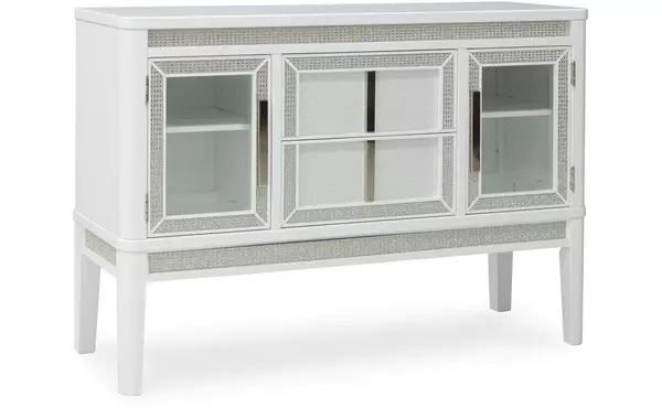 chalanna white dining room server by ashley