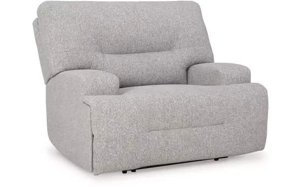wide seat power recliner by ashley