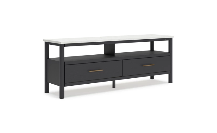 Cadmori Extra Large TV Stand ASHLEY Black/White W2616-68