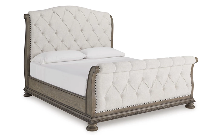 Ardenfield K/CK UPH SLEIGH HEADBOARD ASHLEY Light Brown B944-58