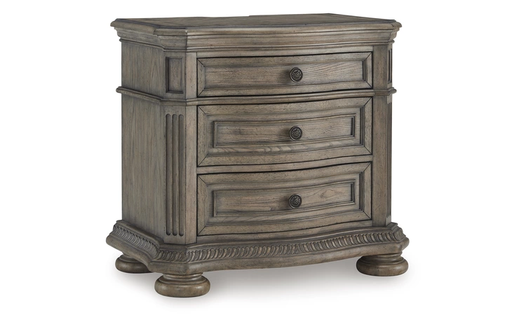 Ardenfield THREE DRAWER NIGHT STAND ASHLEY Light Brown B944-93