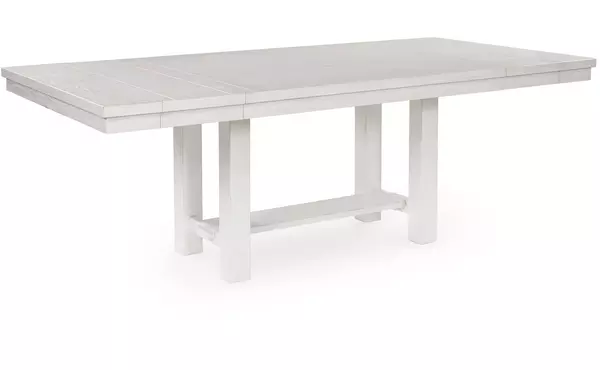 robbinsdale antique white rect dining room ext table by ashley
