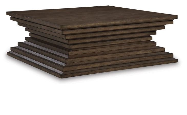 Hannodream SQUARE COCKTAIL TABLE ASHLEY Warm Brown T821-8