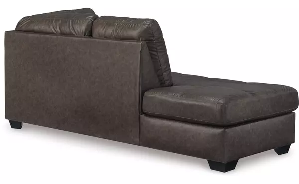 barlin mills umber laf corner chaise by ashley