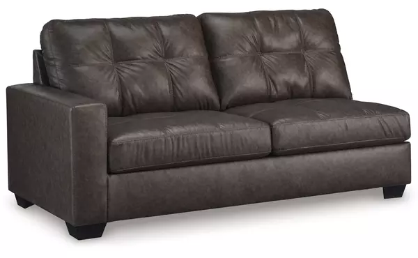 barlin mills umber laf sofa by ashley