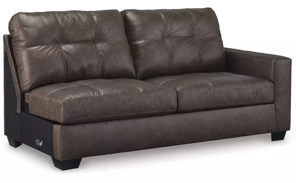 barlin mills umber raf sofa by ashley