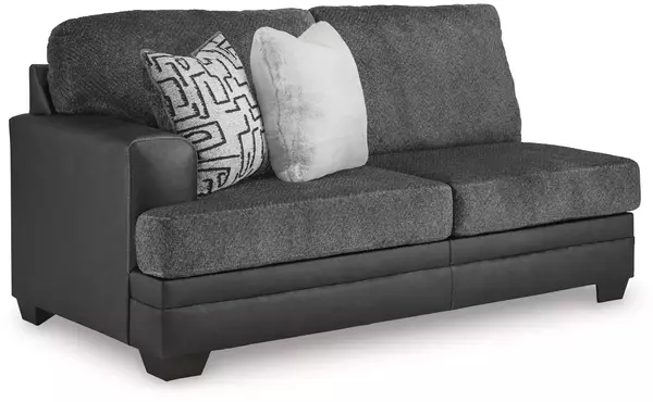 brixley pier graphite laf sofa by ashley