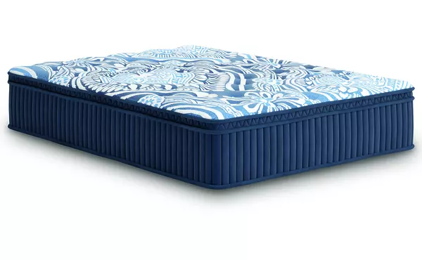 plush luxe 2.0 blue queen mattress by ashley