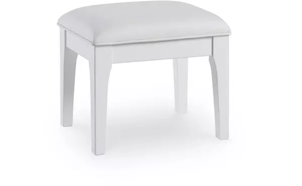 chalanna white vanity stool by ashley