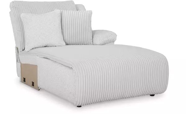 top tier alloy raf press back chaise by ashley