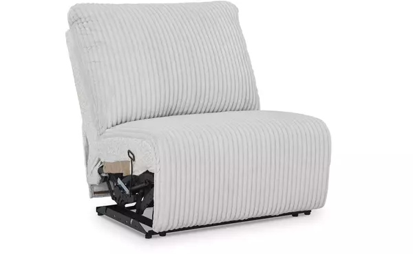 top tier alloy armless recliner by ashley