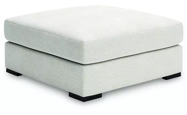 donelson creek vanilla oversized accent ottoman by ashley