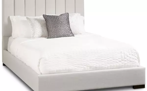 channel bed gy-bed-299q queen size grey linen beds by xcella