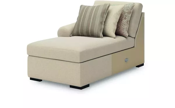 ladymae twill laf corner chaise by ashley