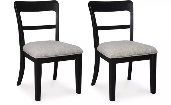 greddinton multi dining uph side chair (2/cn) by ashley