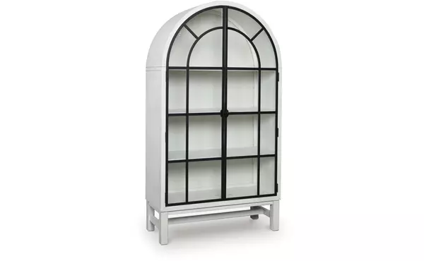 greddinton multi display cabinet by ashley