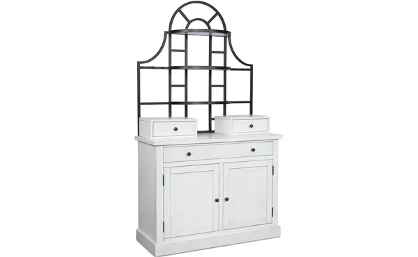 greddinton multi bakers rack hutch by ashley
