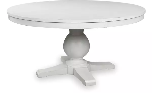 greddinton multi round dining room table base by ashley