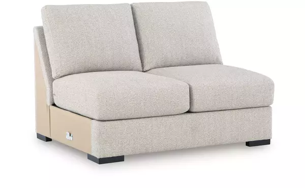 laurelgrove pebble armless loveseat by ashley