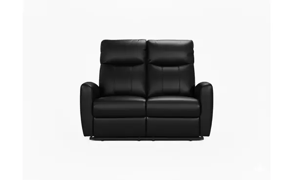 power reclining loveseat black by isella sofa