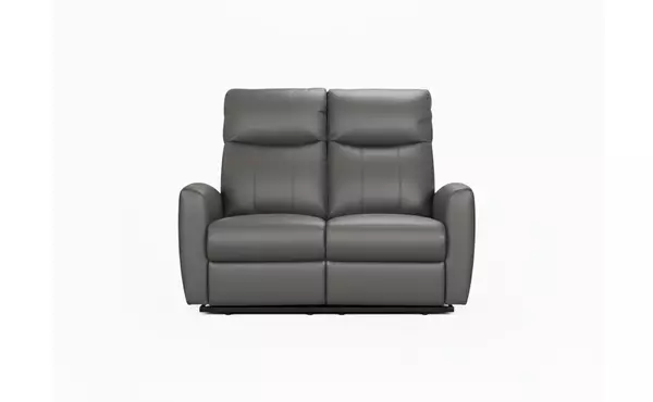 power reclining loveseat grey by isella sofa