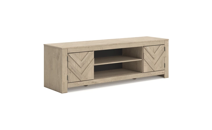  LG TV STAND W/FIREPLACE OPTION ASHLEY FURNITURE  W3787-68