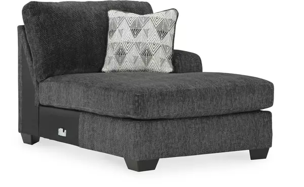 hollyview shadow raf corner chaise by ashley