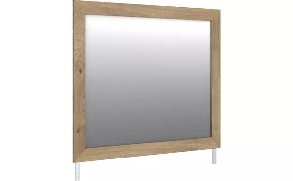brozmont tan bedroom mirror by ashley