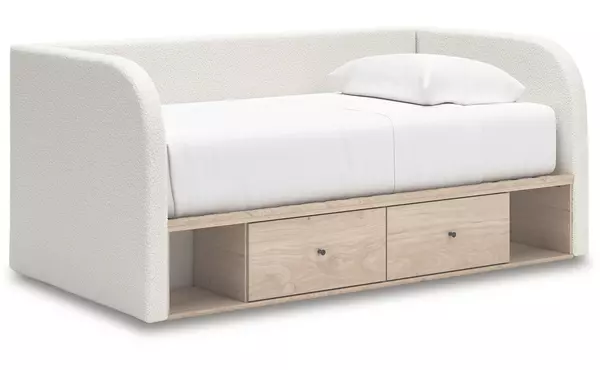 arloster tan twin uph daybed side panels by ashley
