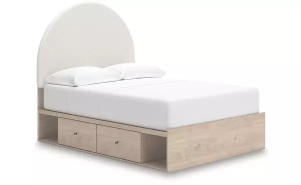arloster tan full panel footboard by ashley