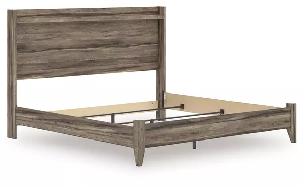 elbrim brown king panel headboard by ashley